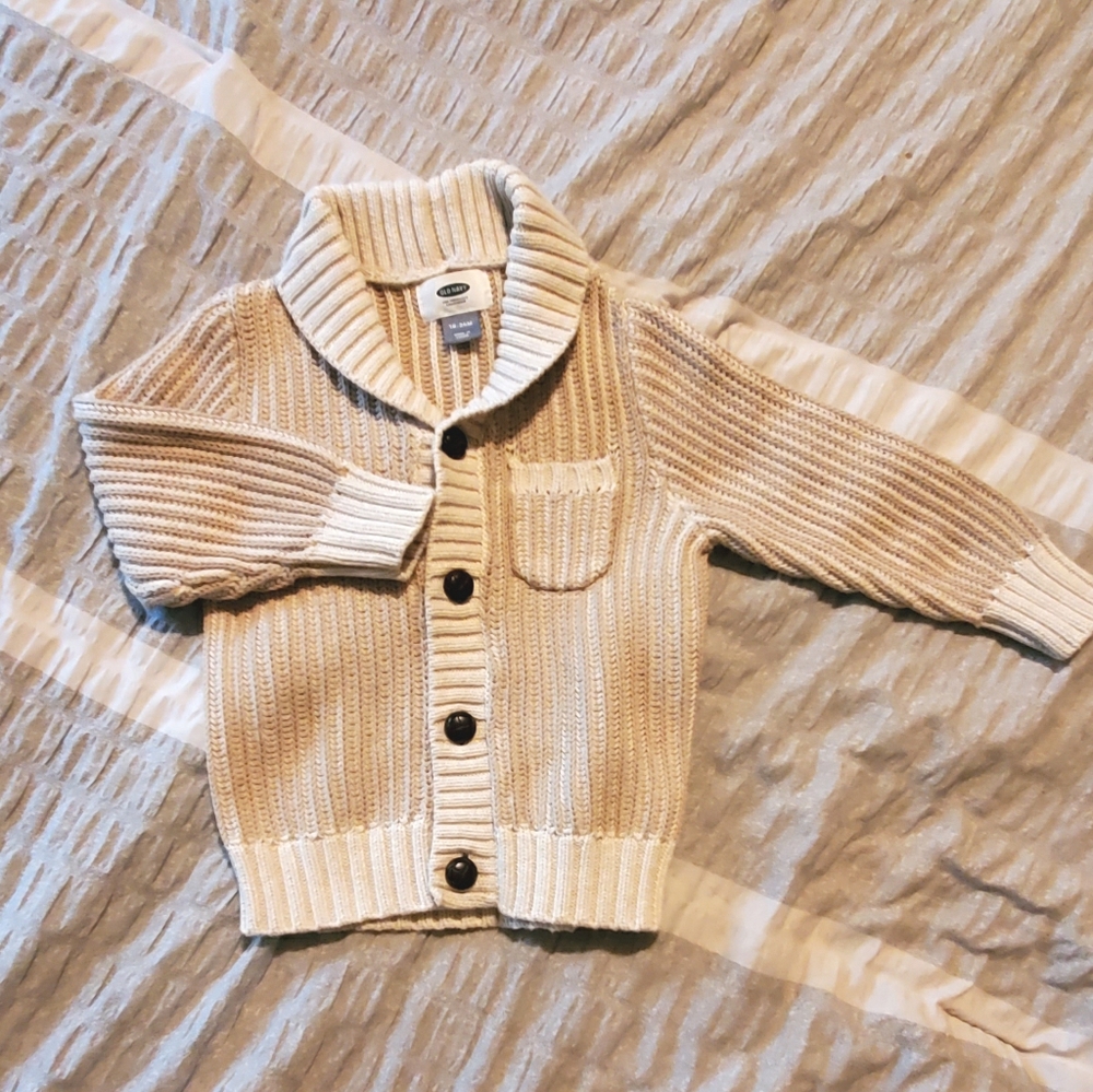 Cream Old Navy Cardigan (18-24mo)